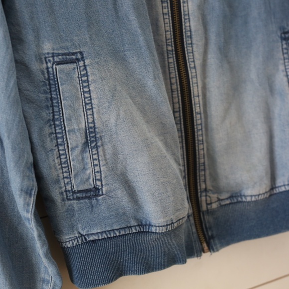 Gap Denim Bomber Jacket - Picture 3 of 5